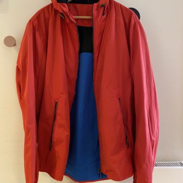 Jakna, moška vetrovka - rdeča, XL