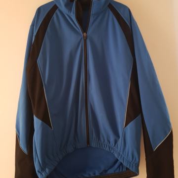 MODRO ČRNA WINSTOPER KOLESARSKA JAKNA 50