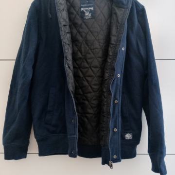 Moška jakna z zadrgo in kapuco zname ANGELO LITRICO C&A, velikost M