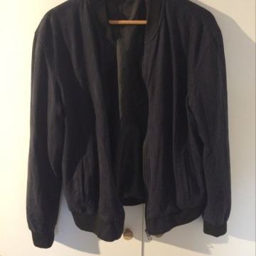 Zara bomber jacket Medium semiš temno plava