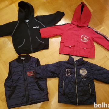 4x vetrovka jopica brezrokavnik prešita jakna vel 86(pkt 681