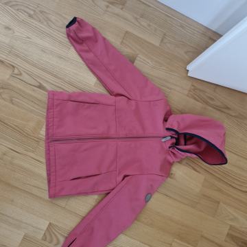 Roza otroška športna jakna