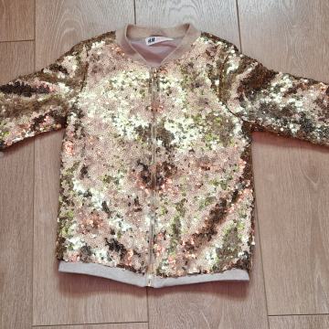 Svetleca jakna H&M, puncka vel. 128
