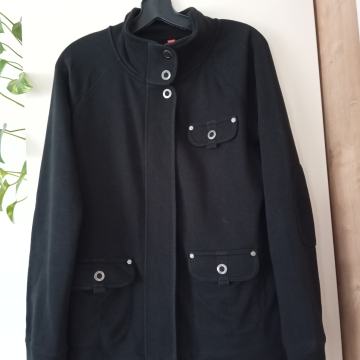 ESPRIT ČRNA LAHKA BOMBAŽNA JAKNA 42/44