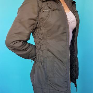 Fishbone jakna olivno zelena, XS