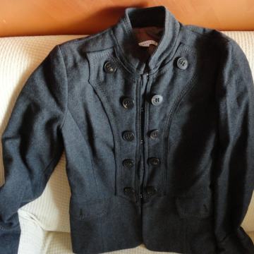 jakna št36/S MARELA,virgin wool,100% italien desing.Dark anthracite.