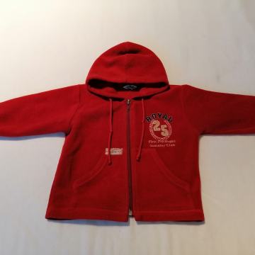 Jopica s kapuco za fantka št.80 flis