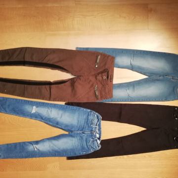DEKLIŠKE JEANS HLAČE 146-164, 10-14 let