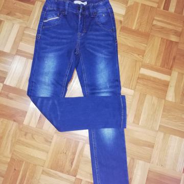 Fantovske jeans hlače NAME IT (slim) št. 128 - NOVE