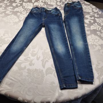 Fantovske kavbojke za 6-7 let št. 122 cm, Skinny, 2 kosa