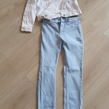 Jeans hlače in jakna