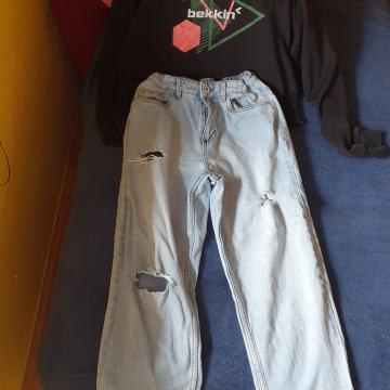 Kavbojke 170 in pulover 158/164