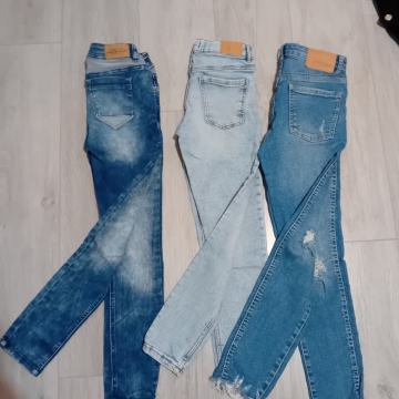 Prodam komplet jiens hlače v št. 140