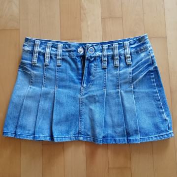 Jeans hlače št 29, mini krilo velikost S Replay