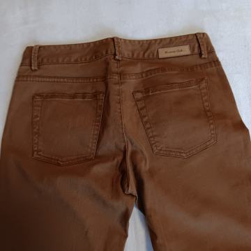 MASSIMO DUTTI JEANS HLAČE RJASTE BARVE ŠT. 36