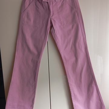 ROZA JEANS HLAČE NA ZVONEC 38/40