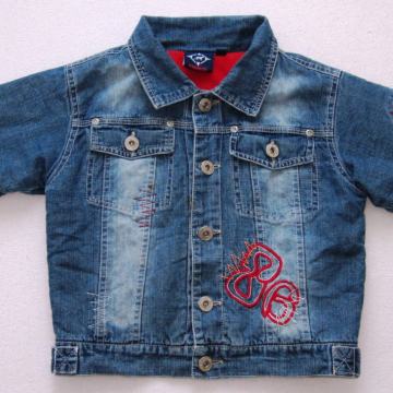 Jeans jakna, podložena, vel. 4