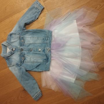 Jeans jakne v 92, 98 in 104