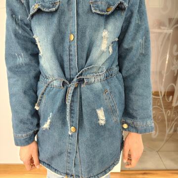 Topla jakna iz jeansa 146