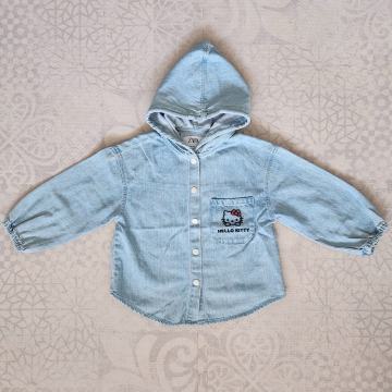 ZARA Hello Kitty 110 jeans srajčka/jaknica