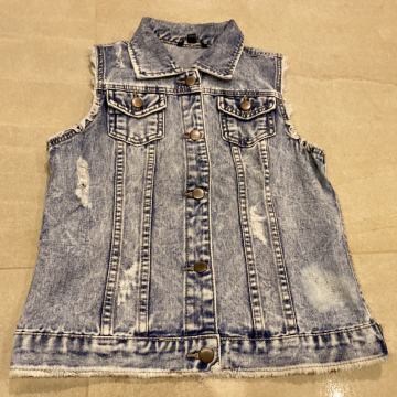 Čudovit JEANS BREZROKAVNIK Tally Weijl, vintage look, vel. 36 -kot NOV