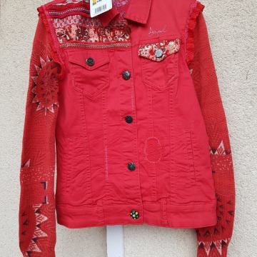 DESIGUAL RDEČA JAKNA Z ETIKETO MPC 110€ 36/38