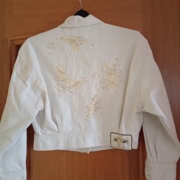 RALPH LAUREN BELA JEANS JAKNA S PERLICAMI 42