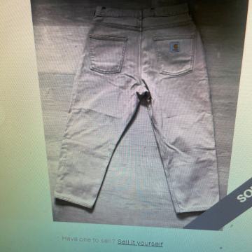Carhartt cropped kavbojke svetlo bež 34/30