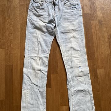 Moški jeans, svetla barva, straight fit, Zara, velikost 31