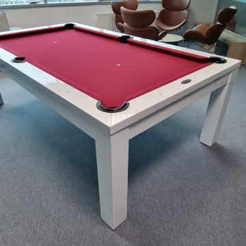 Jedilna miza biljard  Rasson Penelope 7ft sijaj bela