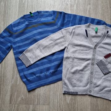 Benetton jopica in pulover, št. 100cm