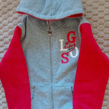 Debela dekliška jopica s kapuco št. cca 146/152 (10 let)