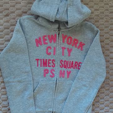 Dekliška jopica s kapuco topla št. cca 146 (8 let)