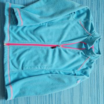 Flis jopica svetlo modre barve št.122/128