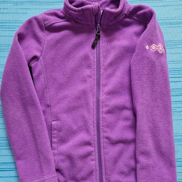 Flis jopica vijolične barve št.122/128, mehka in topla ID 604