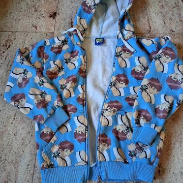 jopica jopa na zadrgo s kapuco 158/164