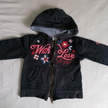 Jopica s kapuco za deklico št.104 (3-4 leta) BC kids