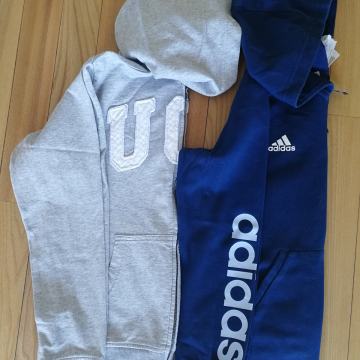 Jopica Adidas in Benetton na zadrgo št. 150 oz. 11 - 12 let