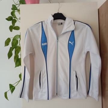 PUMA ORIGINAL BELO MODRA ŠPORNA JOPICA 13/14 LET