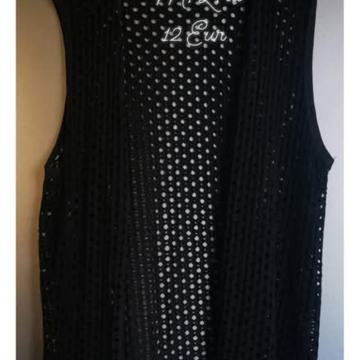 črn mrežast brezrokavnik