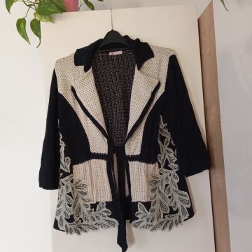 Didi črno pisana jopica M