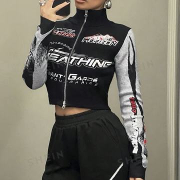 Jopica dirkalna črna jopa pulover XS