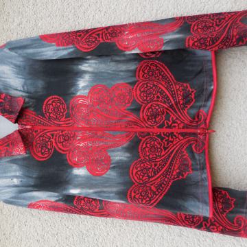 JOSEPH RIBKOFF CANADA RDEČE ČRNA JOPICA - NOVA M/L