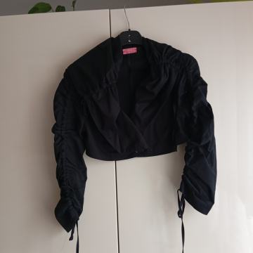 OMAI NEW YORK  KRATEK ČRN BLAZER/BOLERO S/M