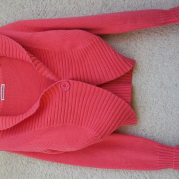 NOVA RDEČA PLETENA JOPICA/BOLERO M/L