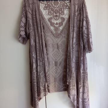 SIVO ČIPKASTA JOPICA 42/44