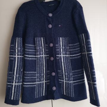 THOMY HILFIGER MODRA PLETENA JOPICA 40/42