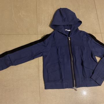 Topla JOPICA MARELLA SPORT, napol jakna, temno modra s kapuco - vel. L