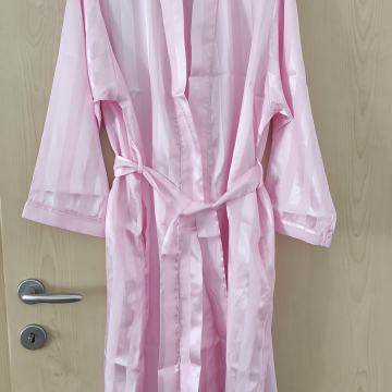 Roza svilen kimono M/L