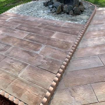 POHODNE BETONSKE PLOŠČE - IMITACIJA LESA